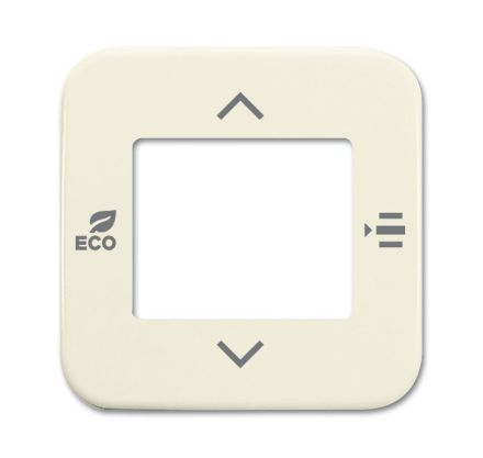 Busch-Jaeger 6109/03-212 Central plate for room temperature controller or room temperature controller with CO2/humidity white