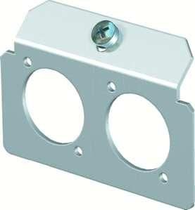 OBO Bettermann MTM2K with 2 x hole pattern type K support plate, 7407804