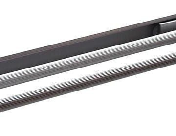 GRIMME 170219.00 Towel holder, two-armed, chrome, Chrome