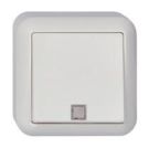 ELSO 382114 AP button 10A illuminated CONTURA pure white