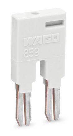 Wago 859-402 grey 2-way insulated jumper bar