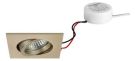 Brumberg 40144633 230V AC 6W 3000K champagne LED recessed ceiling spotlight