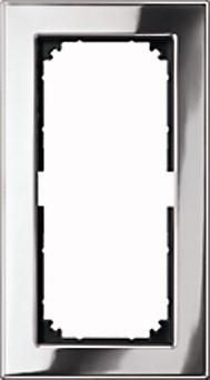 MERTEN 475839 metal frame 2-way chrome