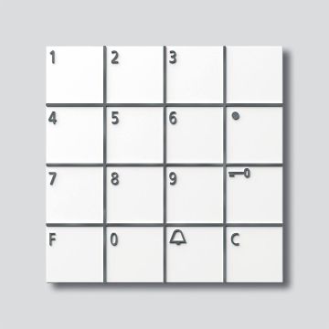 Siedle COM 611-02 W code lock module in white