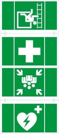 RP-Technik KS3HELP First Aid 234x135mm Neutral 2x set of 3