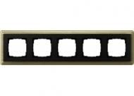 Gira 0215622 5-way cover frame ClassiX bronze-black