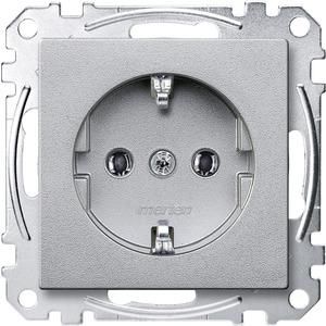 MERTEN MEG2301-0460 SCHUKO socket aluminum System M