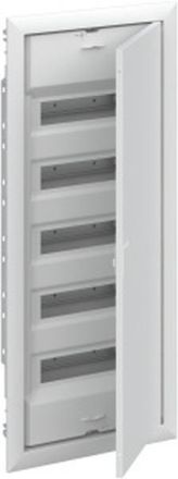 ABB Striebel & John UK660K circuit distributor, flush-mounted 60 space units, with door and cover plate, 2CPX031383R9999