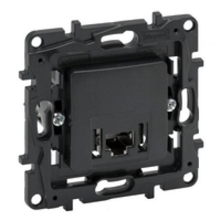 Legrand 864048 insert Niloe Step data output Cat6 Stp, (anthracite)
