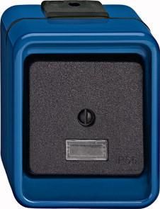 MERTEN 370775 cross switch blue IMPACT RESISTANT