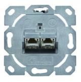 Telegärtner J00020A0528 incl. 2 AMJ-SL modules Cat.6A T568A module holder AMJ-SL 2-way UP/0 fle