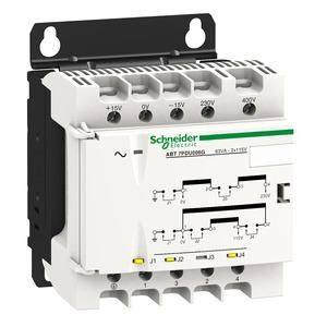 Schneider Electric ABT7PDU002G Uni 230/400VAC 2X115VAC 25VA transformer
