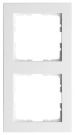 GVS Deutschland G0802CW 2-way white cover frame