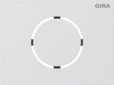 Gira 5579902 Sys 106 Traffic white (lacquered) door loudspeaker module front