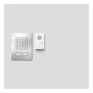 Siedle 210010045-00 SET CLAB 850-1 E/W Audio stainless steel/white intercom set