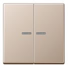 JUNG A102KO5CH KNX control rocker Series A | 2-way | champagne