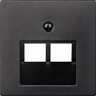 MERTEN 298014 central plate anthracite SYSTEM M