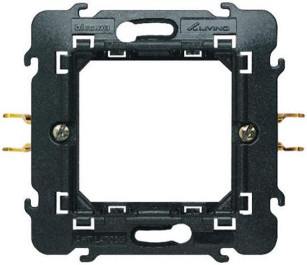 Bticino L4702G bracket 2mod.+clamp