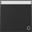 Gira 3673005 Symb.bell+BSF Sys.55 black with rocker