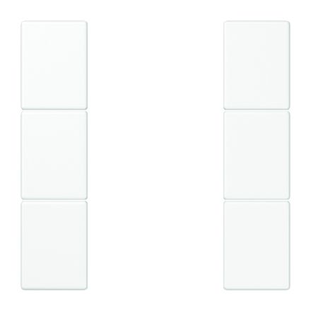 JUNG LS503TSAWW button set F50 series LS | 3-way | alpine white