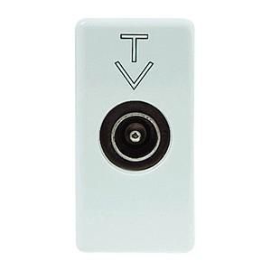 Gewiss GW20382 1M IEC plug attenuation 10dB white TV socket