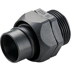 Legrand 381659 screw connection MG G1 1/4', (black)