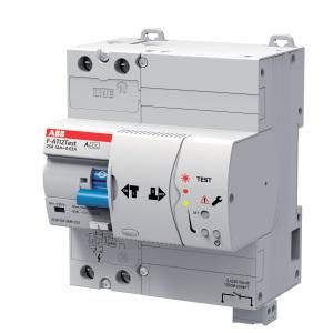ABB Stotz-Kontakt F-ATI2Test A-40/0.03, F-ATI2Test A-40/0.03 residual current circuit breaker 5TE 2P, type A, 40A, 30mA, short-time delay, FIauto.Test, 2CSF302130R1400