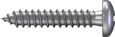 Reisser 007981V038-042050S-1 DIN 7981 self-tapping screws Pan Head, Form C, PZ, 4.2 x 50, stainless steel A2, pickled, passivated, pack of 100