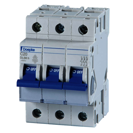 Doepke 09914295 DLS6H C25A 3-pole 6KA circuit breaker