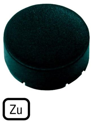 Eaton M22-XDH-S-D2 button plate, high black, CLOSE, 218229