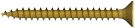 Reisser 009200S122-0300354-1 R2 chipboard screws, flat countersunk head, PZ, full thread, 3.0 x 35, steel, galvanized, yellow, 1x sliding, pack of 200