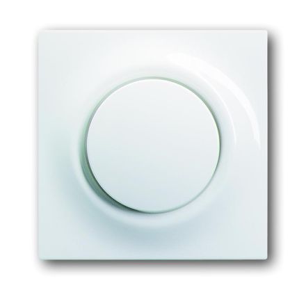 Busch-Jaeger 1786-74 central plate, with operating button and neon lamp alpine white
