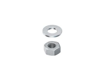 Niedax SMU6 hexagon nut M 6 blue passivated hexagon nut