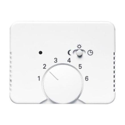 Busch-Jaeger 1795-24G central plate, for room temperature controller, studio white high gloss