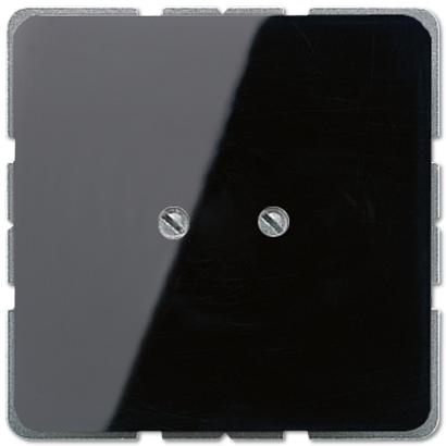 Jung CD561BSW blind cover (screwed), Duroplast, CD series, black