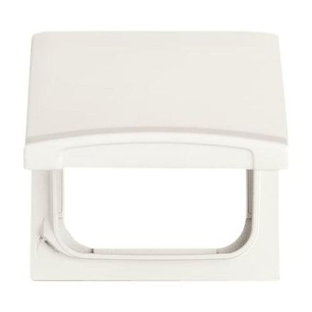 Busch-Jaeger 2118 GK-32 intermediate ring with hinged cover white