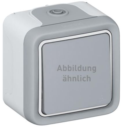 Legrand 069726 rocker switch Plexo IP55 69726 off- 2-pole control FR AP, (grey)