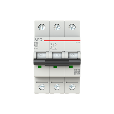 Busch-Jaeger 2CDS273088R0251 Elfaplus 10kA D-25A 3P circuit breaker