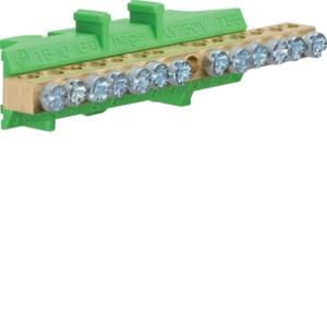 Hager KM13E PE brass terminal 13 terminal points