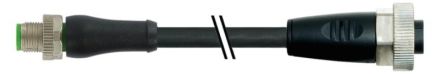 Murrelektronik 7000-P4501-P040500 M12 PUR 5x1.5 black UL/CSA+drag chain 5m connector power