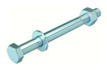 OBO Bettermann SKS 10X110 G with nut and washer hexagon screw, 6418244
