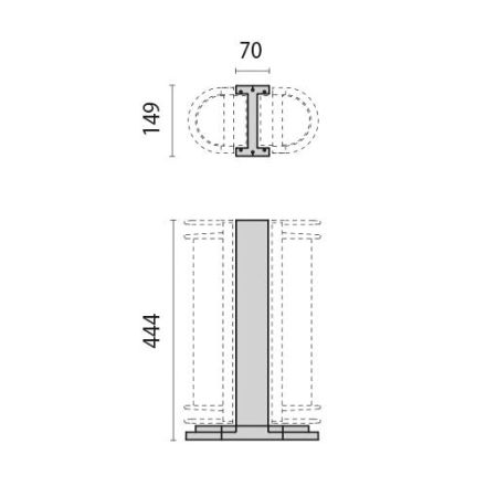 Spittler 000445 Mast 45 H410