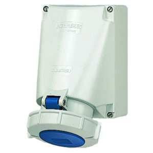 Mennekes 128A 63A3P 6H230V IP67 wall socket
