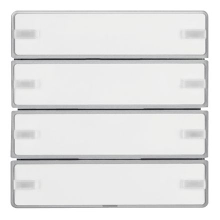 BERKER 80144321 KNX easy touch sensor comfort Q.1/Q.3 | 4-fold | aluminum velvet