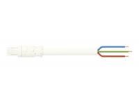 Wago 774-9993/116-202 Bu, 2000mm, white connection cable 3x1.5mm²