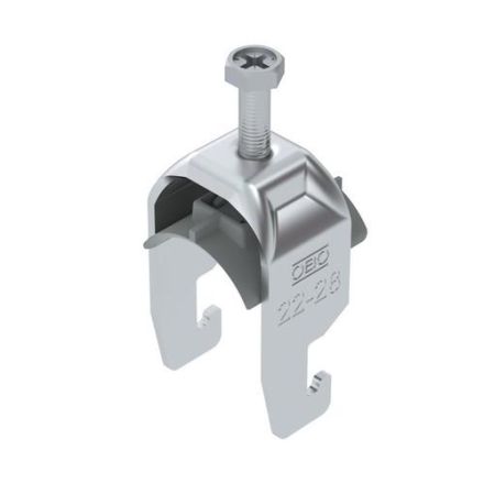 OBO Bettermann 1186922 2056 BS-U1-K-28 ALU 22-28mm aluminum clamp