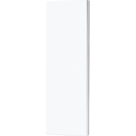 Jung ES2993WW large surface rocker (70 x 212, 4 mm), vertical and horizontal mounting, LS series, alpine white (painted stainless steel)