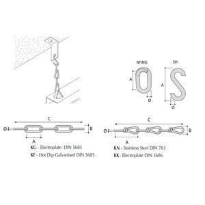 ABB Stotz-Kontakt 7TCA084220R0195 KK-30 link chain