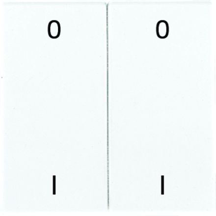 JUNG ENOLS995-01WW described EnOcean radio wall transmitter LS | 4-way, IO symbols | alpine white
