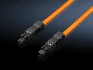 RITTAL 2500450 through-wiring 2-pole 100-240V AC orange pack of 5